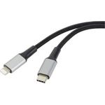 [1x USB 2.0 Stecker C - 1x Apple Lightning-Stecker] 2.00 m Schwarz (RF-4995188)