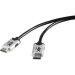 SpeaKa Professional Premium HDMI 4k/Ultra-HD Anschlusskabel [1x HDMI-Stecker - 1x HDMI-Stecker] 1 m Schwarz SpeaKa Professional (SP-6344128)