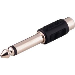 Audio Adapter 6,3mm Klinke Mono Stecker / Cinch Buchse, Good Connections® (AD-63MCB)