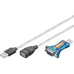 Goobay 95436 Kabeladapter USB 2.0 A 9-pin D-Sub Schwarz (95436)