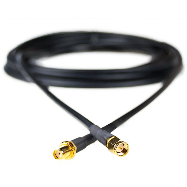 INSYS icom Antennenverlängerungskabel 5 m SMA Schwarz
