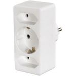 Hama 00108844 Typ F (Schuko) Universal Weiß Netzstecker-Adapter (00108844)