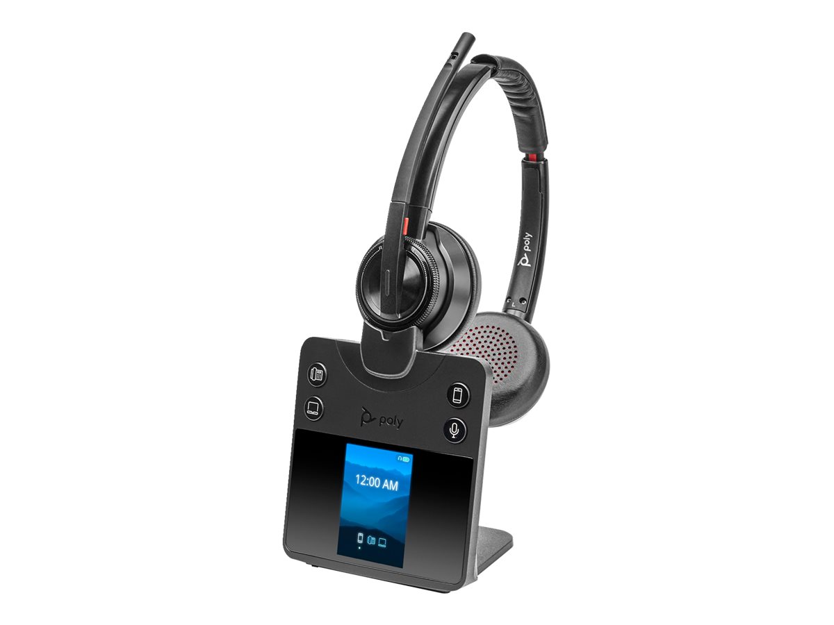 HP Poly Savi 8420 Office Headset Binaural Kabellos Schwarz
