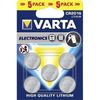 VARTA Batterie Lithium, Knopfzelle, CR2016, 3V, Retail Blister VE: 5 Stück (06016101415)