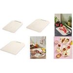 GastroMax Schneidebrett BIO, 300 x 205 mm, creme aus 80% biobasiertem Material, kombiniert Zuckerrohr mit - 1 Stück (135720)