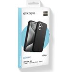 alkaya LUCID MagSafe Silikon Schutzhülle iPhone 16 schwarz - (Schutz-)hülle (CS-20118)