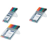 Staedtler 314 WP4 Permanent-Marker Schwarz (314 WP4)