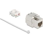 Delock Keystone Modul RJ45 Buchse zu LSA Cat.8.1 STP mit Metall Latch (90683)