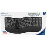 MediaRange ergon. Multimedia-Tastatur 124 Ta. Scr-Rad schw. (MROS120)