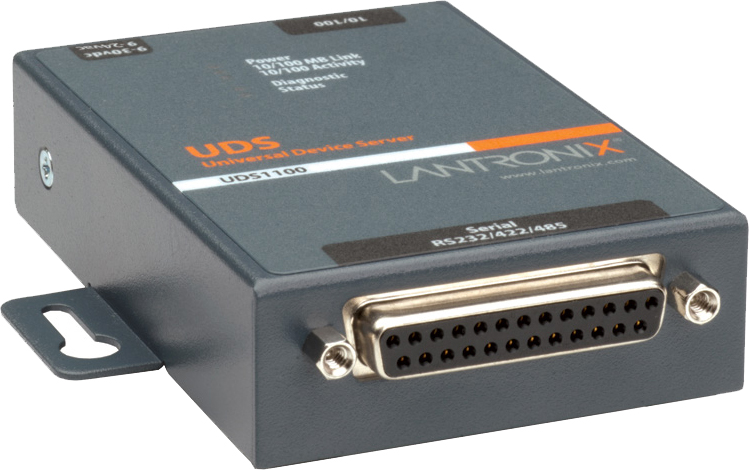 Lantronix Device Server UDS1100 One Port Serial (RS-232/RS-422/RS-485) to IP Ethernet