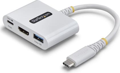 STARTECH 168W-USBC-MULTIPORT USB-C HDMI MULTIPORT HUB WHITE (168W-USBC-MULTIPORT)
