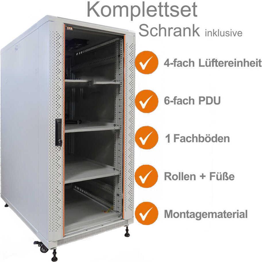 IT-BUDGET 19"-Netzwerkschrank SRK (90ITB19SRK1866GG)