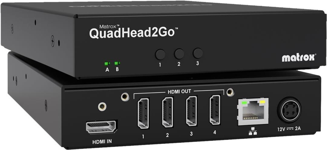 Matrox QuadHead2Go 4K Q155 (HDMI/HDMI) (Q2G-H4K2)