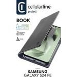 Cellularline Book Case für Samsung S24 FE Black (60947) (geöffnet)