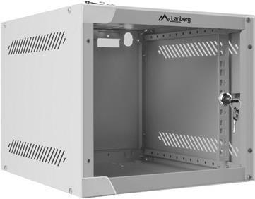 Lanberg Rack Wandschrank 10" 4U/280X310 Glastür grau (WF10-2304-10S)