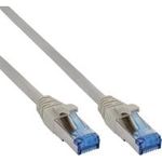 InLine® Patchkabel Cat.6A, S/FTP (PiMf), halogenfrei, 500MHz, grau, 3m (76803)