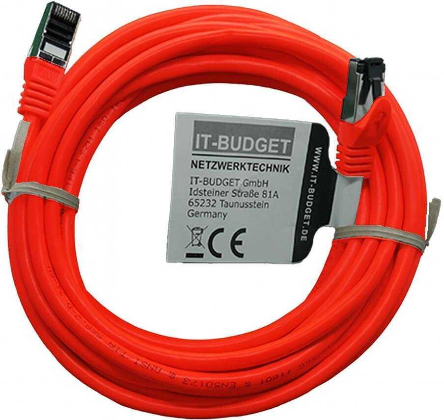IT-BUDGET Vollkupfer Premium Patchkabel (90ITBFLEX81PK5R)