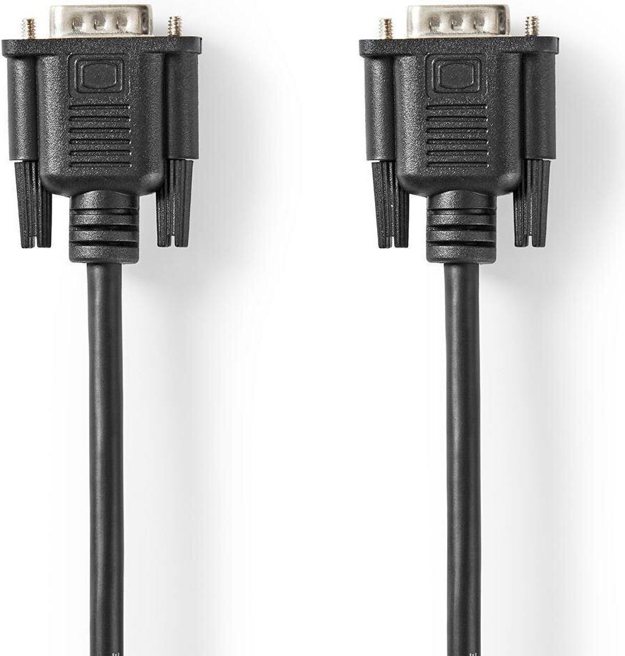 Nedis CCGT59000BK20. Kabellänge: 2 m, Anschluss 1: VGA (D-Sub), Anschluss 2: VGA (D-Sub). Menge pro Behälter: 1 Stück(e) (CCGT59000BK20)