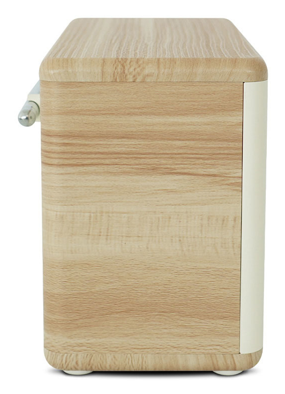 Pure Classic H4 Tragbares DAB+/FM-Radio 10 W Cotton White, Oak