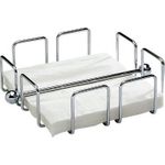 APS Serviettenhalter 11763 19x19cm Metall verchromt (11763)