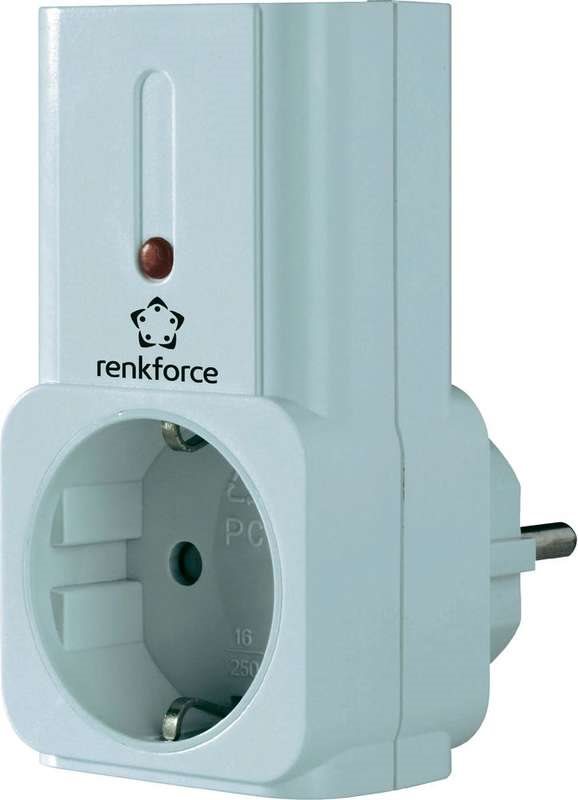 Renkforce Funk-Schalter Zwischenstecker Reichweite max. (im Freifeld) 30 m Einsatzort Innenbereich (1208457)