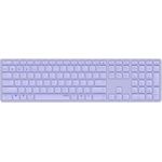Rapoo E9800M Tastatur RF Wireless + Bluetooth QWERTZ Deutsch Lila (00220285)