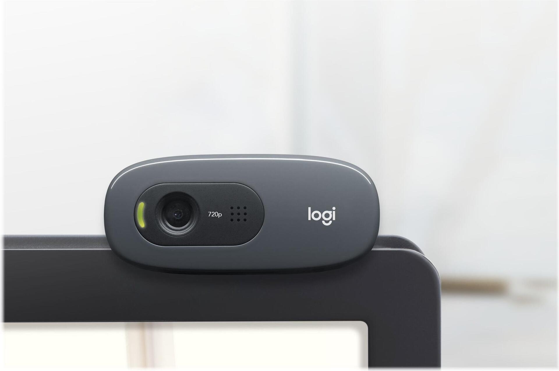 Logitech C270 HD Webcam 720p USB 2.0 Schwarz