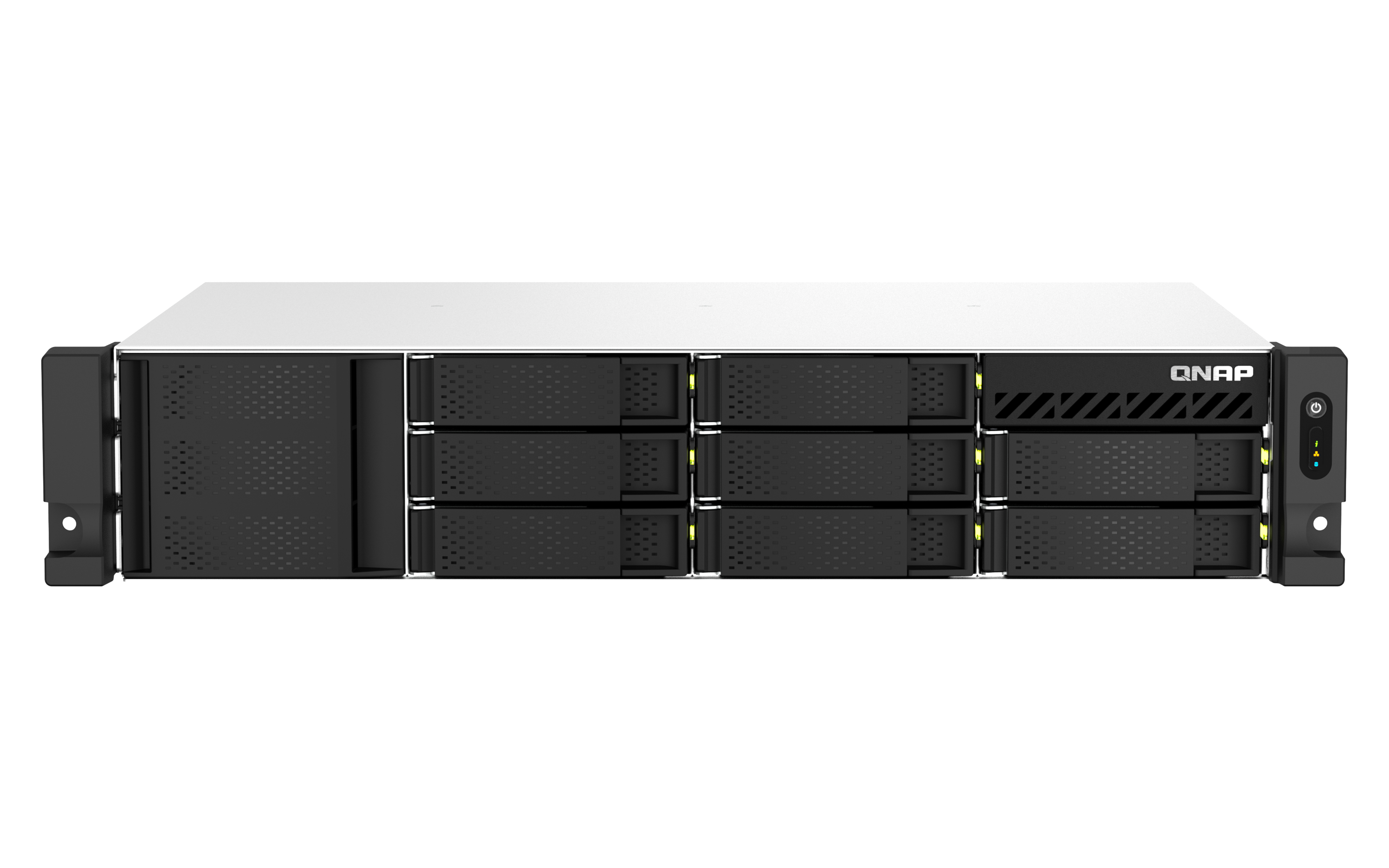 QNAP TS-864eU-RP NAS-Server 2U Intel Celeron N5095 8 GB RAM Schwarz