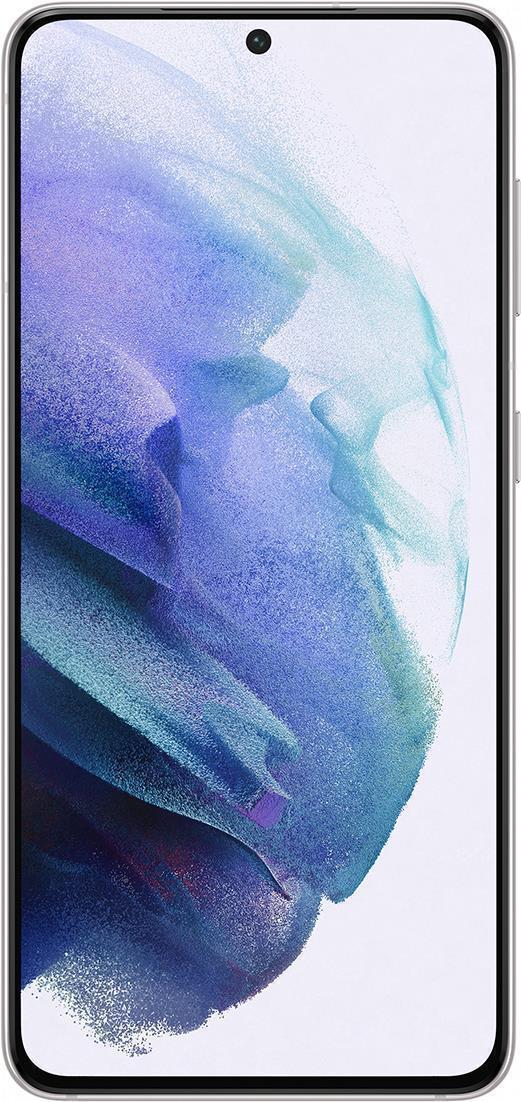 Samsung Galaxy S21 5G 256GB Phantom White EU [15,84cm (6.2") OLED Display, Android 11, 12MP Triple-Kamera] (SM-G991BZWGEUB-EU)