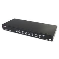 StarTech.com 8-Port USB KVM Switch-Set mit OSD und Kabeln Rackmontierbar (SV831DUSBUK)