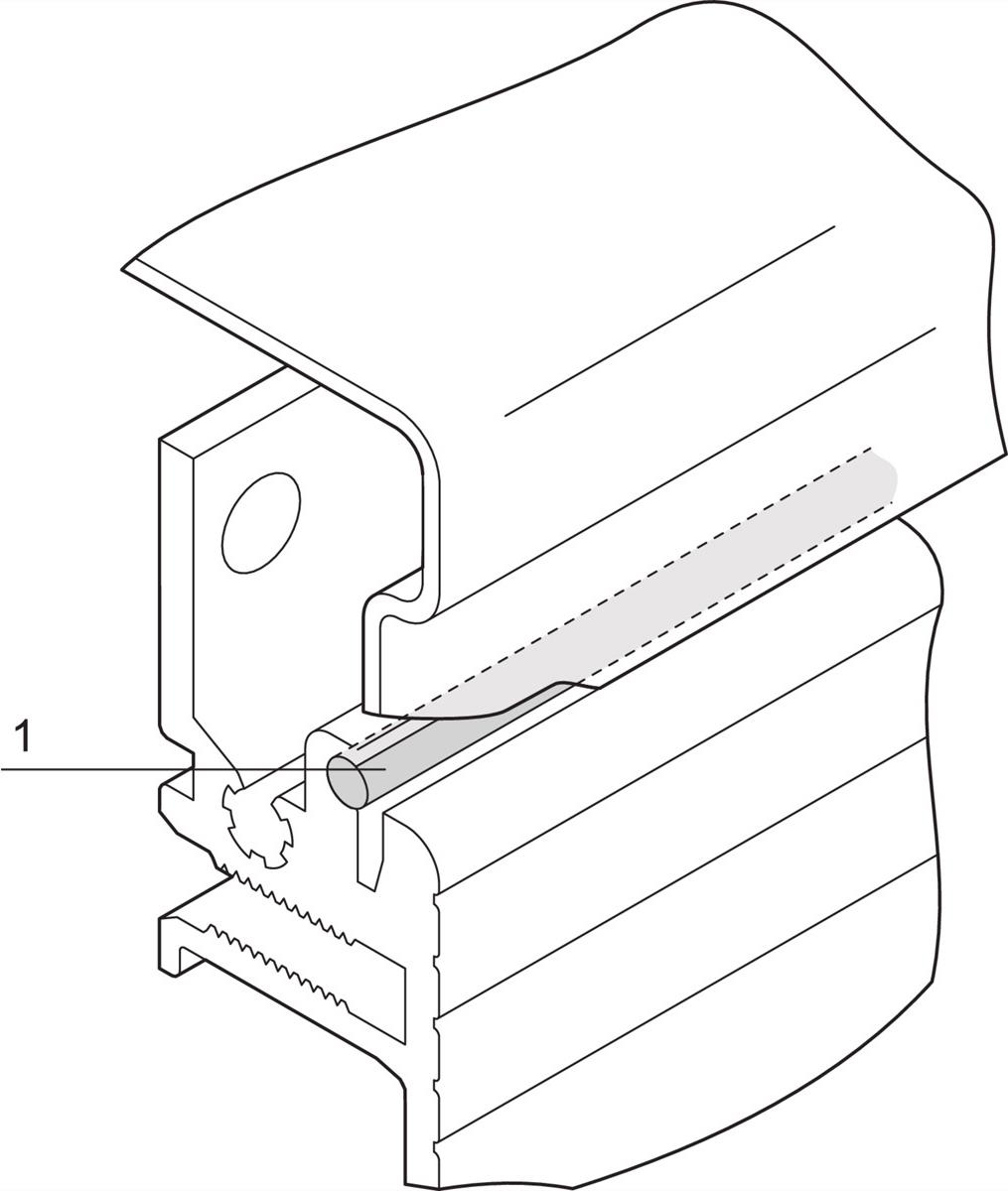 SCHROFF EMV-Seitenwanddichtung - HF-DICHTSCHNUR DRM=2,4 2,1MT (30850354)