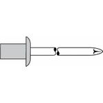 GESIPA Dichtblindniet Cap Nietschaft dxl 4,0x8,0mm Alu/Stahl 500 St. GESIPA (6100709)