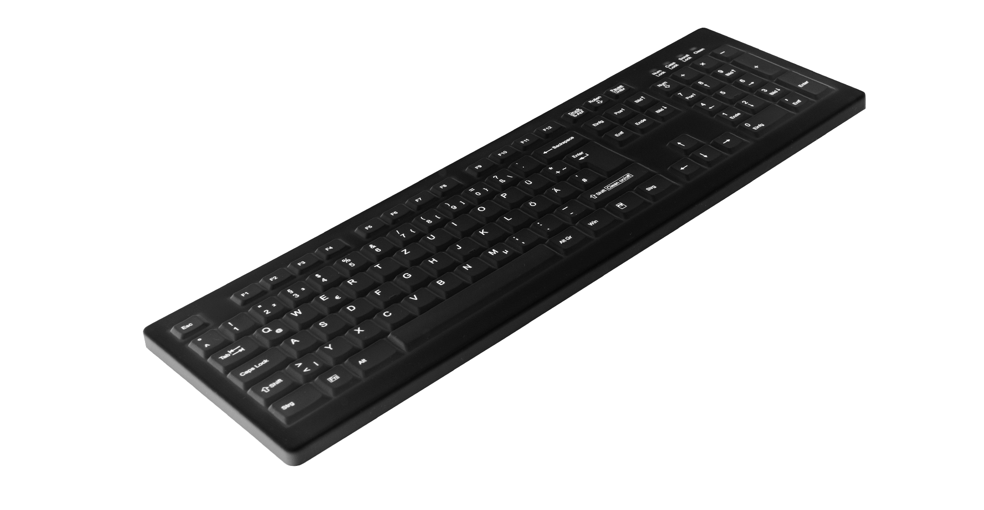 Active Key MedicalKey AK-C8100 kabelgebundene Tastatur USB QWERTZ Schwarz
