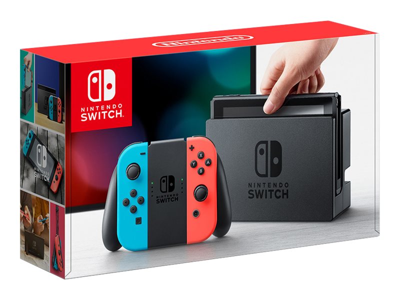Nintendo Switch 6.2" 32 GB WLAN Schwarz, Neonrot, Neonblau