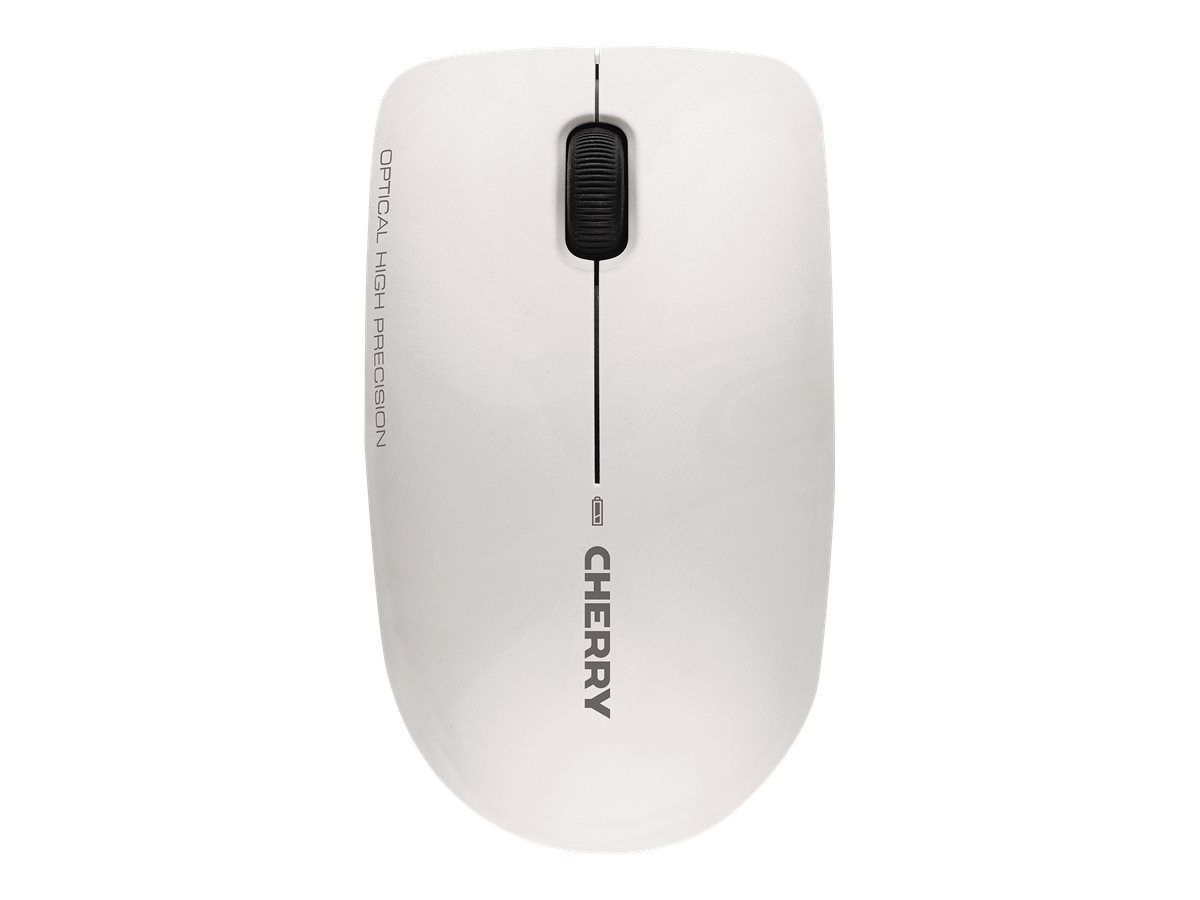 CHERRY DW 3000 Tastatur-und-Maus-Set kabellos 2.4 GHz QWERTZ Weiß