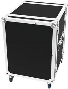 Roadinger Verstärkerrack PR-2, 14HE, 47cm Rollen (3010982C)