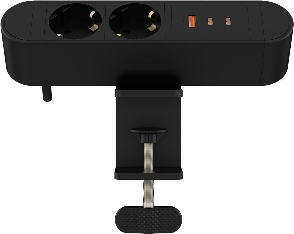 MicroConnect Multi Desktop Power Socket 2 Ways Schuko 1 x USB-A 2 - Steckdosenleiste (MC-MDPS-EU2-67W)
