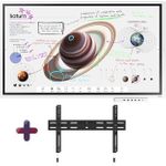 Samsung Flip Pro WM65B Flipchart 165 cm 65 Zoll inkl. Neomounts LEVEL-850 WL30S-850BL16 Wandhalterung & Tray CY-TF65BBC (LH65WMBWBGCXEN+WL30S-850BL16)