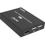 InLine® KVM Extender over IP, HDMI Full-HD, 150m, Empfänger (RX) (57885L)