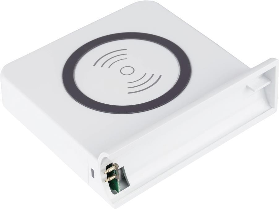 Qi Wireless Charging Pad 15W für Good Connections USB-Desktop-Schnellladestation PCA-D006W (linke S (PCA-D006WQL)