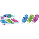 WEDO Kleberoller SLIDE, 6 mm x 8 m, 18er Display mit praktischem Schiebeverschluss, permanent, Gehäuse aus - 18 Stück (258 160899)