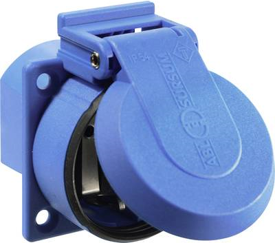 as - Schwabe 45085 Einbau-Steckdose IP54 Blau (45085)