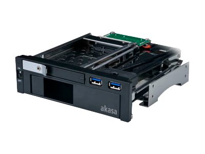 Akasa Lokstor M51 5,25" Laufwerksrahmen für 3,5" + 2,5" mit 2x USB 3.0