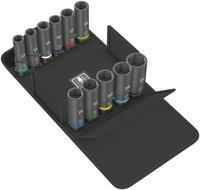 Wera Impaktor Deep Set 1 05004841001 Außen-Sechskant Steckschlüsseleinsatz-Set 11teilig 1/2" (05004841001)