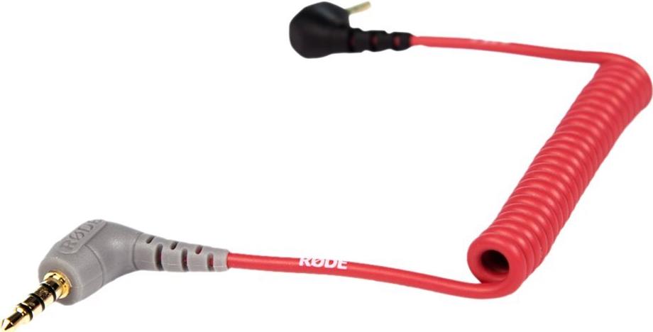 RØDE SC7 Mikrofonkabel 3,5 mm TRS auf 4-Pol-Mini-Stecker 17 cm Schwarz/Grau/Rot