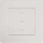 PowerRay WiFi Touch Smart Switch PR-SCS-01, Rollladenschalter mit Rahmen Glas weiß + Adapter, OVP (PR-SCS-01)
