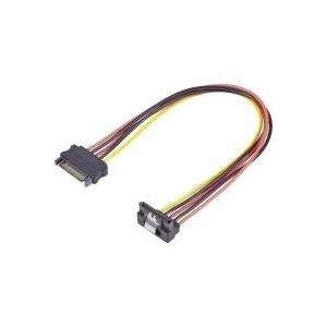 Renkforce Strom Verlängerungskabel [1x SATA-Strom-Stecker 15pol. - 1x SATA-Strom-Buchse 15pol.] 0.30 m Schwarz, Rot, Gelb Renkforc