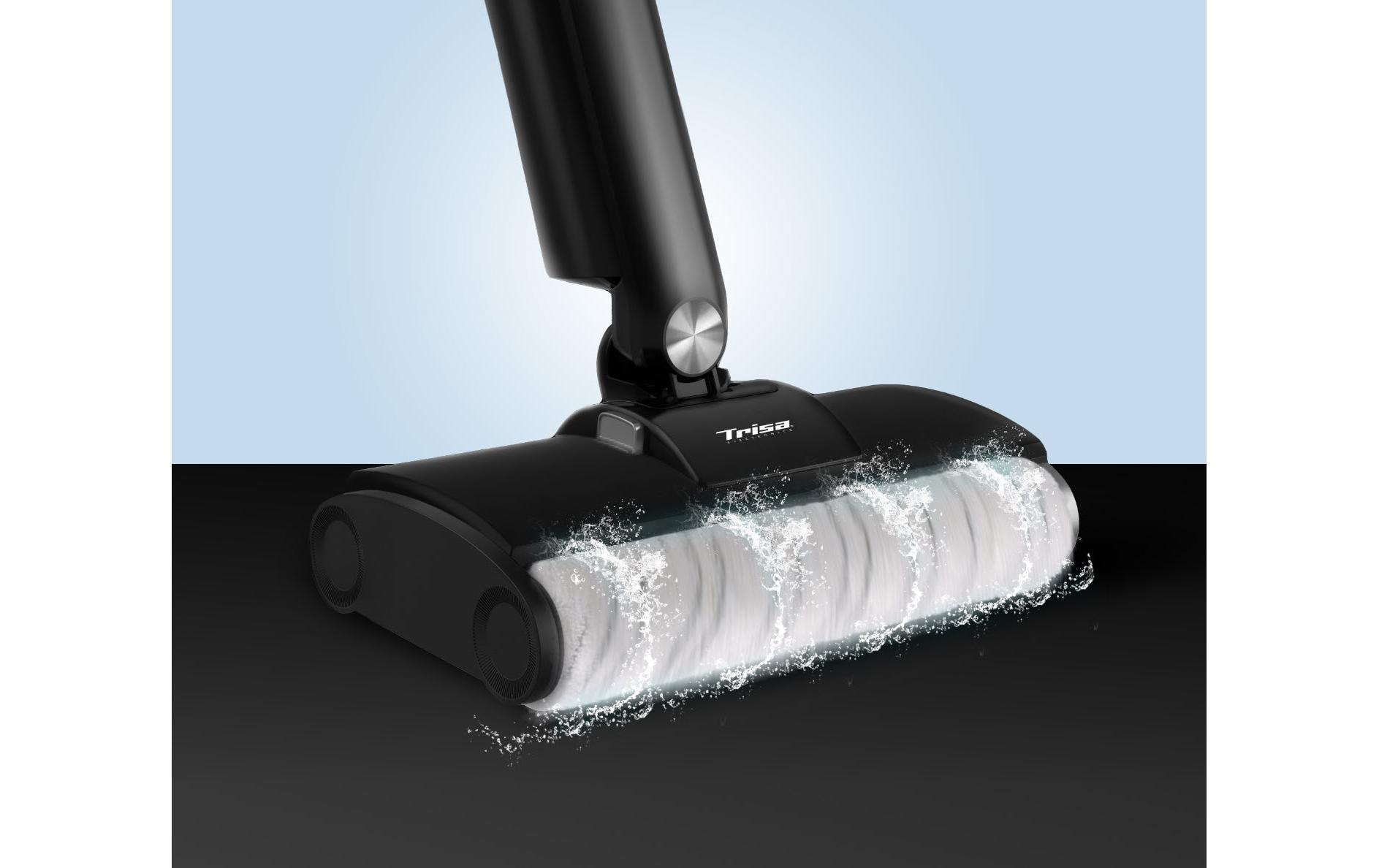 Trisa Wet Clean Comf. T9746 Akku Stabstaubsauger 0,4 l 60 W Schwarz - Silber