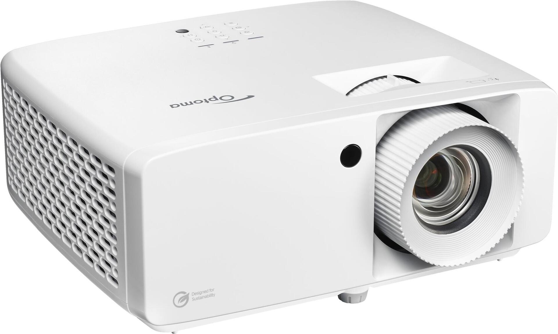 Optoma UHZ66 4K UHD Laserprojektor Tragbar Weiß