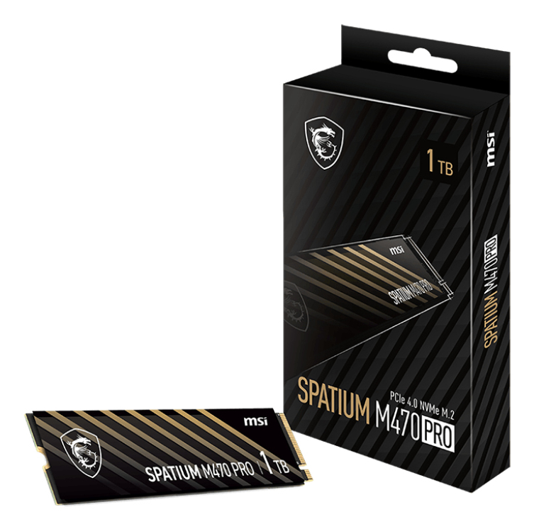 MSI SPATIUM M470 PRO SSD 1 TB M.2 2280 PCIe 4.0 x4 NVMe